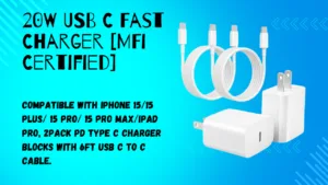 20W USB C Fast Charger [MFi Certified]
