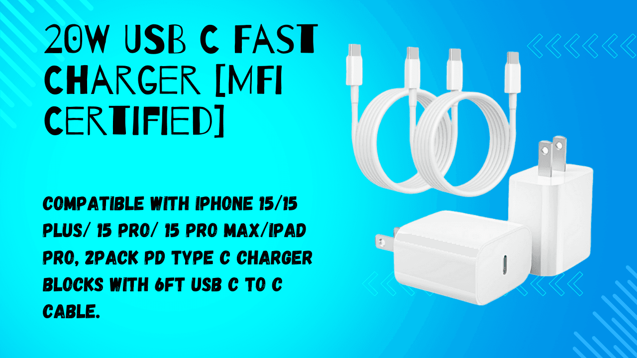 20W USB C Fast Charger