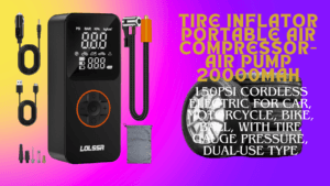 Tire Inflator Portable Air Compressor-Air Pump 20000mAh