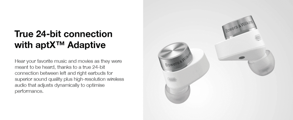 Bowers & Wilkins Pi7 S2 True Wireless Earbuds - Active Noise Cancellation, Qualcomm aptX Technology, Bluetooth, Crystal-Clear Calls, Wireless & 15-Minute Quick Charging, Midnight Blue